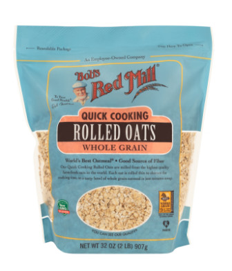 Bob's Red Mill Quick Cooking Rolled Oats package photo