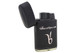Tobacco Pipes Torch Lighter - Black  Front Open